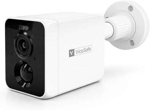 VicoHome Outdoor Security Camera Wireless X80, Full HD WiFi Camera, Color Night Vision, AI Motion Detection, Weather-Resistant IP65, Crystal Clear 1080p Video, Cloud & SD Storage, Strong Battery in Kuwait