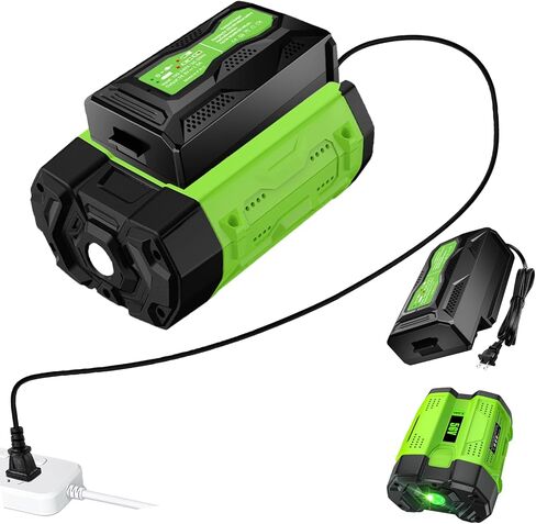 56V 5.0Ah Battery and Charger Kit Compatible with EGO 56V Batttery BA2800 BA4200 BA1400 56 Volt Power Tools Lawn Mower Leaf Blower Chainsaw in Saudi Arabia