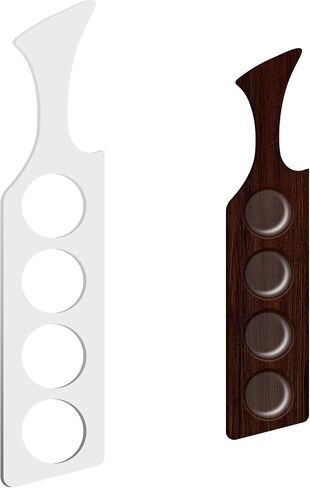 Acrylic Flight Paddle Template, Wine Flight Router Templates for Woodworking 16.9x3.5x0.2 Inch Clear Beer Flight Template (Style 1) in Saudi Arabia
