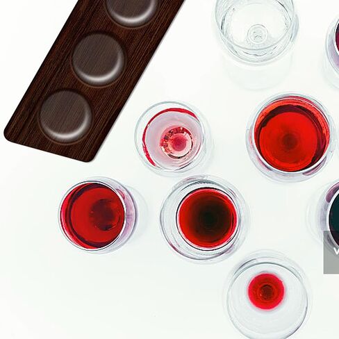 Acrylic Flight Paddle Template, Wine Flight Router Templates for Woodworking 16.9x3.5x0.2 Inch Clear Beer Flight Template (Style 1) in Saudi Arabia