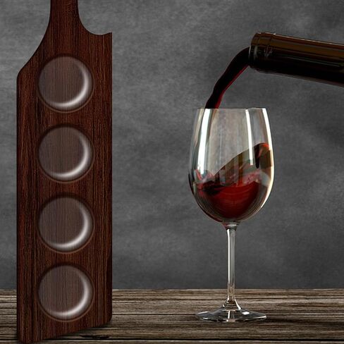 Acrylic Flight Paddle Template, Wine Flight Router Templates for Woodworking 16.9x3.5x0.2 Inch Clear Beer Flight Template (Style 1) in Saudi Arabia