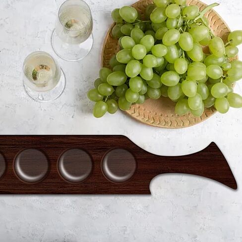Acrylic Flight Paddle Template, Wine Flight Router Templates for Woodworking 16.9x3.5x0.2 Inch Clear Beer Flight Template (Style 1) in Saudi Arabia