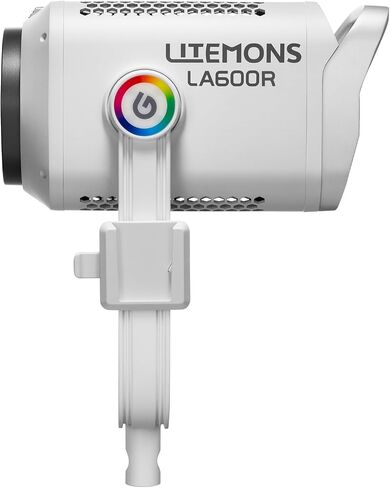 طقم إضاءة Godox LA600R RGB LED (K1)، 600 واط RGBWW قابل للتعديل مع 1800K-10,000K CCT، CRI/TLCI 96+، حامل Bowens، التحكم في التطبيق وDMX، عاكس، وحقيبة حمل للاستوديو والأفلام وإنتاج الفيديو in Kuwait