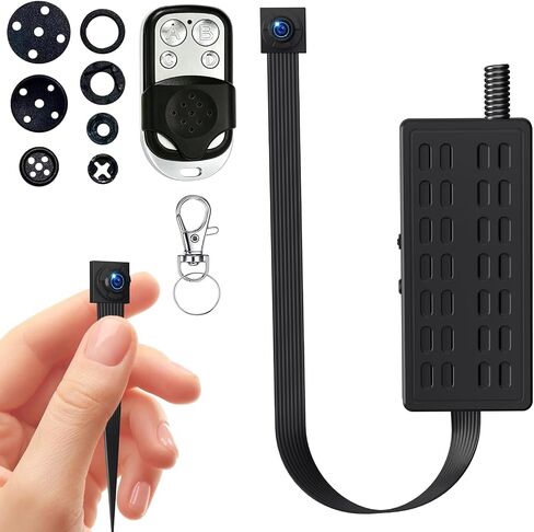 HiSpyCam Small Security Camera DIY Module - Portable Video Recorder - HD 1080P Nanny Cam for Indoor/Outdoor Use - No WiFi Needed in Kuwait