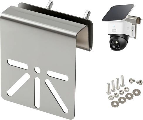 Gutter Mount Bracket Compatible with Eufy SoloCam S340/S330/E30 | No Drill Installation Weatherproof Mounting Bracket with Anti-Rust Screws for Outdoor in Saudi Arabia