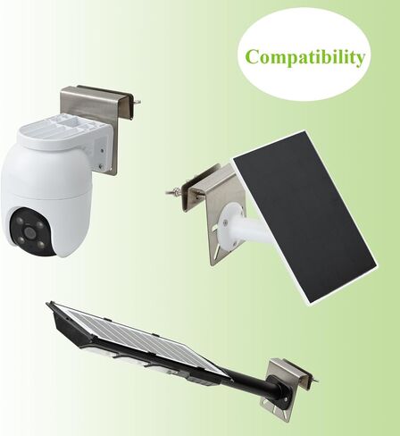 Gutter Mount Bracket Compatible with Eufy SoloCam S340/S330/E30 | No Drill Installation Weatherproof Mounting Bracket with Anti-Rust Screws for Outdoor in Saudi Arabia