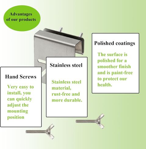 Gutter Mount Bracket Compatible with Eufy SoloCam S340/S330/E30 | No Drill Installation Weatherproof Mounting Bracket with Anti-Rust Screws for Outdoor in Saudi Arabia