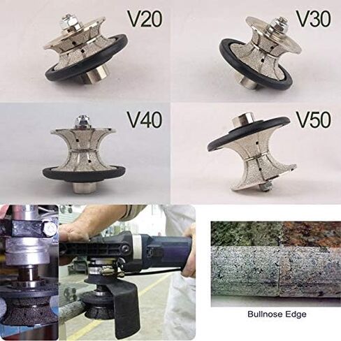 V50(2") Full Bullnose Diamond Hand Profiler/Router Bits with 5/8-11 Thread for Granite Countertop in Saudi Arabia