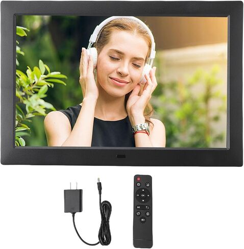 Aramox 10.1in Digital Picture Frame Digital Photo Frame with 1280x800 IPS Touch Screen Auto Rotate Wall Mountable for Gifts Family Elderly (-) in Saudi Arabia