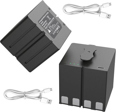 SAPBJ 2 Pack Upgraded 6500mAh Replacement Battery for Stealth Cam 360 Max Cartridge Rechargeable Lithium Battery Pack, Compatible with Revolver & Revolver Pro 2.0 360° Cellular Trail Camera in Kuwait