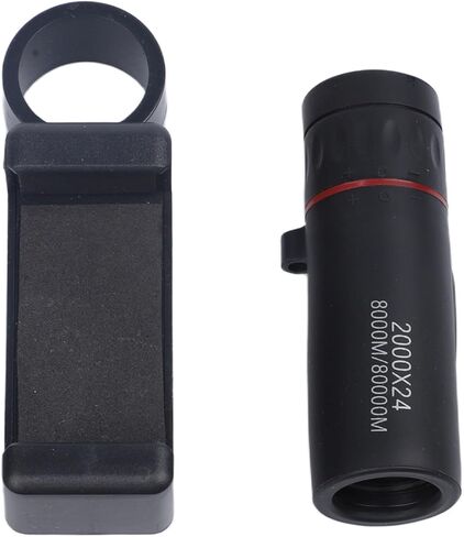 Monocular Telescope 2000X Magnification 24Mm Lens BAK-4 Fully Multi-Coated Smartphone Compatible Lightweight Portable Camping Hiking Bird Watching Hunting in Saudi Arabia