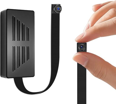 VHLTTYV 1080P Mini Video Camera,64GB Portable Nanny Video Cam with Motion Detection for Home, Office and Outdoor Security Camera in Kuwait