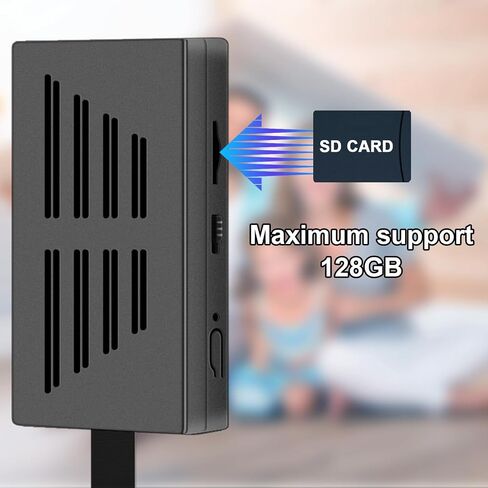VHLTTYV 1080P Mini Video Camera,64GB Portable Nanny Video Cam with Motion Detection for Home, Office and Outdoor Security Camera in Kuwait