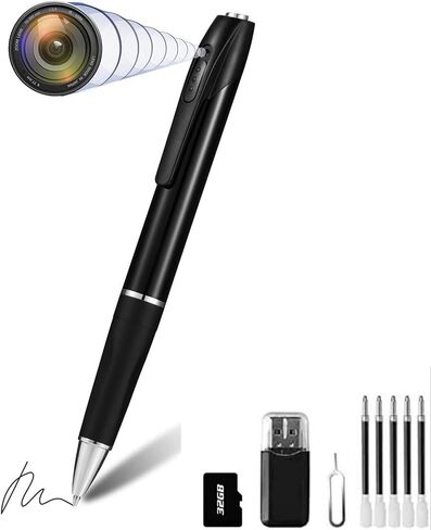 PANNOVO 32GB Mini Pen Camera 1080P for Indoor and Outdoor in Kuwait