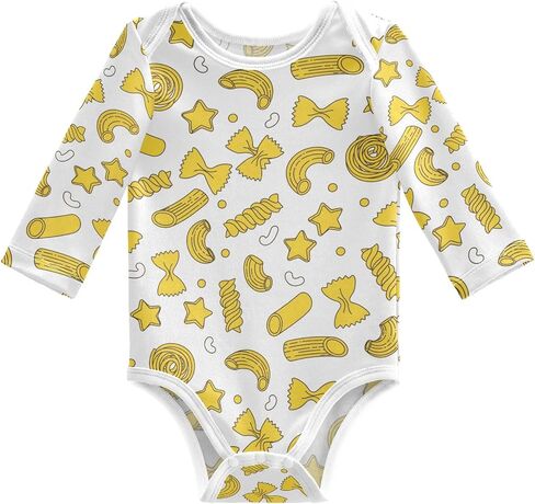Baby Girls Boys Bodysuit Cotton Long Sleeve Rompers One Piece Baby Clothes Outfits for Newborn Infant 0-24 Month in Saudi Arabia