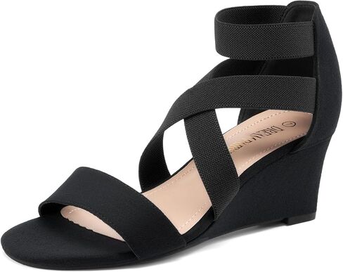 DREAM PAIRS Women's Ankle Strap Low Wedge Sandals in Saudi Arabia