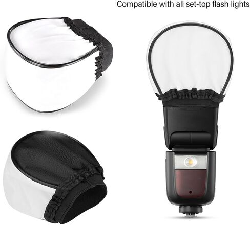 2pieces Soft Cloth Flashes Diffuser Bounce Diffuser Caps for Flashgun Compatible for Camera Flashes Cloth Caps Replacement in Saudi Arabia
