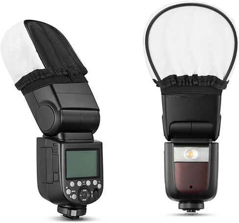 2pieces Soft Cloth Flashes Diffuser Bounce Diffuser Caps for Flashgun Compatible for Camera Flashes Cloth Caps Replacement in Saudi Arabia
