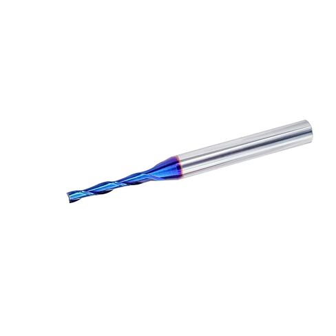 VIC008 CNC Spiral Router Bit with Up Cut Solid Carbide End Mill Bit for Custom Furniture, High Precision Cutting, Plunging (1/4S*1/8D*3/4CL*2-1/2OVL) in Kuwait