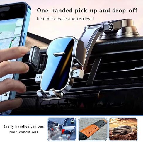 Phone Holders for Your Car for Ford Freestar Windstar 2000-2007, Shockproof 360° Adjustable Car Phone Holder One-Hand Operation Easy Removal Reusable in Saudi Arabia