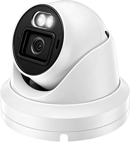 5MP Full Color PoE IP Security Camera with F1.0 Aperture for House, Outdoor | Human/Vehicle Detection, SD Card Slot, 100ft Night Vision, Two Way Talk IP Camera, IP66 Waterproof Security Cameras Outdoor in Kuwait