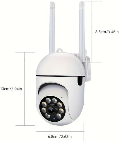 6PCS 4MP Indoor WiFi Security Cameras Kit,Cameras for Home Security with Human Detection,IR Night Vision for Pets & Elder Inactivity,AES Privacy Encryption,TF Card Playback No Cloud Fees in Kuwait
