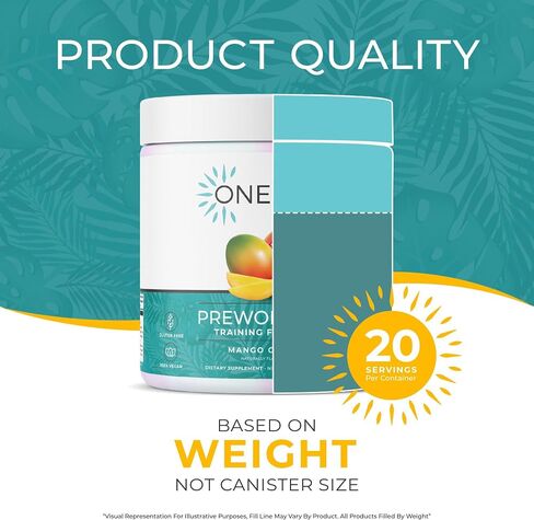 One Sol Women's Pre-Workout for Energy, Pump & Focus, Mango Guava | Vegan pre-workout formula for energy, pump and focus support; gluten- and soy-free. in Kuwait