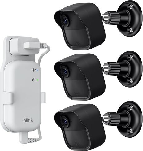 Camera Mount for Blink Outdoor 4/2K+, 3Pack 360° Adjustable with Blink Outdoor Camera Mount, Weatherproof Silicone Case, Sync Module Wall Mount Holder Accessories (Camera Not Included) in Kuwait