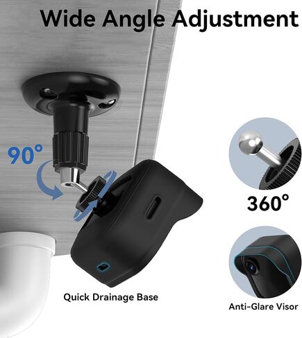 Camera Mount for Blink Outdoor 4/2K+, 3Pack 360° Adjustable with Blink Outdoor Camera Mount, Weatherproof Silicone Case, Sync Module Wall Mount Holder Accessories (Camera Not Included) in Kuwait