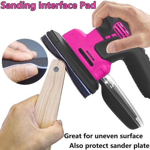 FOWOK Mesh Sandpaper for Black+Decker Detail Sander with Foam Sanding Pad in Saudi Arabia