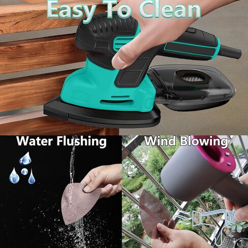 FOWOK Mesh Sandpaper for Black+Decker Detail Sander with Foam Sanding Pad in Saudi Arabia