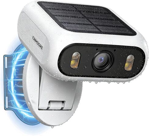 Solar Security Camera Wireless Outdoor, 2.4GHz 5GHz Dual Band WiFi Camera, Magnetic Folding Mount, AI Human/Vehicle Detection, Full Color Night Vision, Siren, 2-Way Talk for Home Garage Yard in Saudi Arabia