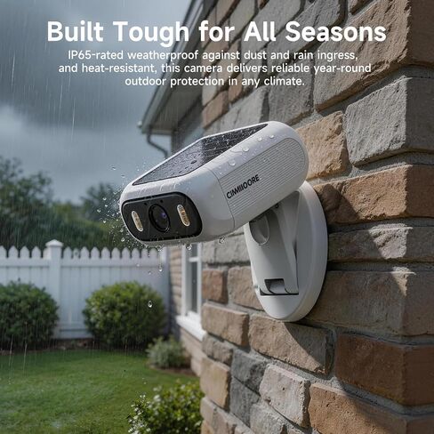 Solar Security Camera Wireless Outdoor, 2.4GHz 5GHz Dual Band WiFi Camera, Magnetic Folding Mount, AI Human/Vehicle Detection, Full Color Night Vision, Siren, 2-Way Talk for Home Garage Yard in Saudi Arabia