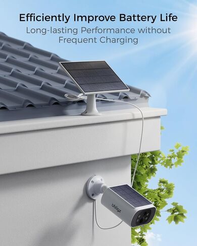 Solar Security Cameras Wireless Outdoor, 4MP Cameras for Home Security Camera System, 64GB Local Storage, No Subscription, Color Night Vision, 2.4 & 5G WiFi, 4-Cam Kit with 2 Add-On Solar Panel in Kuwait
