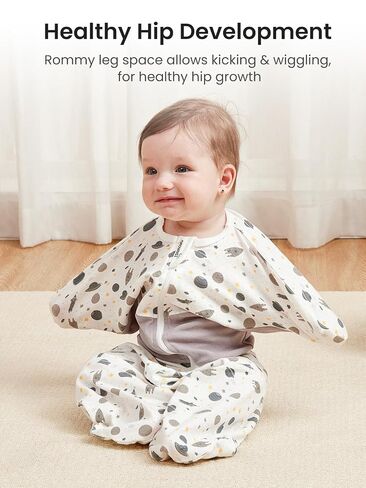 GROWNSY Swaddle Sleep Sack 6-9 Months, Starfish Design Baby Swaddle Sack, Dual-Zipper for Easy Diaper Changes, Proper Hip Development & Openable Foot Button, 19-27 lbs, Space Tourism in Saudi Arabia