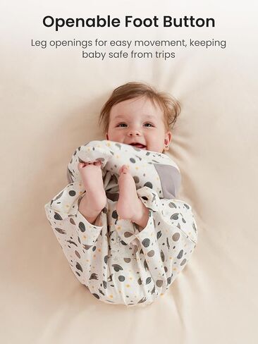 GROWNSY Swaddle Sleep Sack 6-9 Months, Starfish Design Baby Swaddle Sack, Dual-Zipper for Easy Diaper Changes, Proper Hip Development & Openable Foot Button, 19-27 lbs, Space Tourism in Saudi Arabia