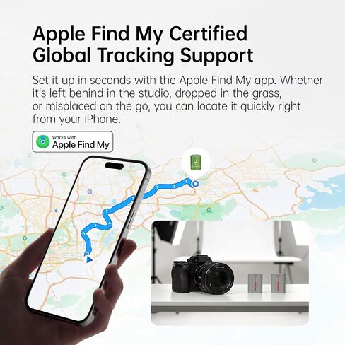 FALCAM TagBatt NP-FZ100 Battery for Sony Cameras, Apple Find My Certified, 2420mAh USB-C Rechargeable Camera Battery, Full Decoding, Compatible with Sony A7 IV/A7R V/A7S III/A6700/FX3/FX30/ZV-E1 in Kuwait