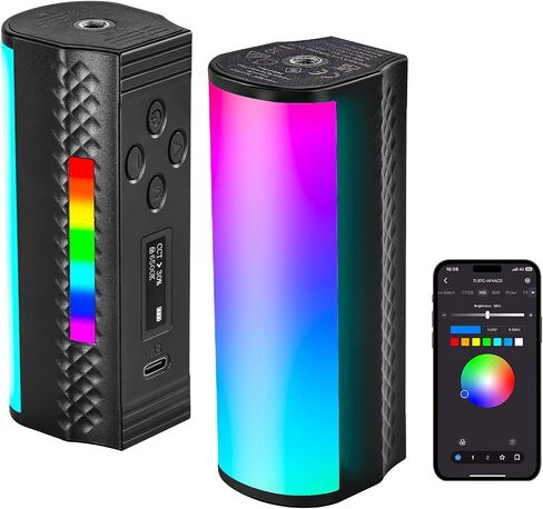 NEEWER RGB Light Wand, Magnetic Handheld Photography Video Light Stick, 2500K~8500K Dimmable CRI95+ Full Color LED Tube Light Bar with 2550mAh Battery, 17 Light Scenes for Vlog TikTok YouTube, TL20C | 2500K-8500K Dimmable, CRI95+, Full Color LED Tube Ligh in Saudi Arabia