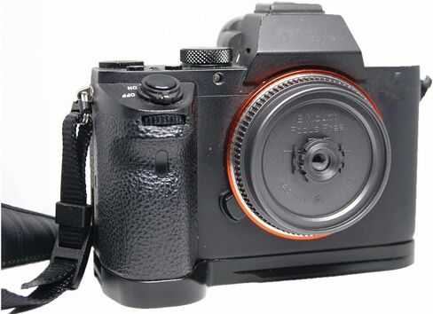 Body Cap Lens 32MM F10 Pancake Lens Wide Angle Ultra Thin Focus Free for Sony (E Mount) Accessory Part in Saudi Arabia
