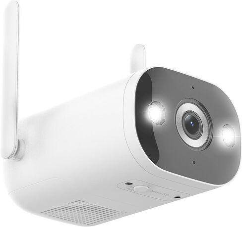3MP Outdoor Security Camera, 2.4GHz WiFi 6 Smart Bullet Camera with Color Night Vision, AI Human/Vehicle/Sound Detection, Two-Way Talk, Spotlight, IP67, ONVIF, Cloud & microSD Storage up to 256GB in Saudi Arabia