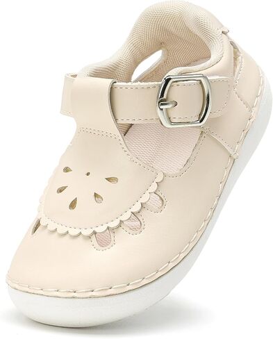 Baby Girl Mary Jane Dress Shoes - Infant Soft Ballet Flats Newborn Walking Shoes for Wedding Party Baptism Holiday in Kuwait