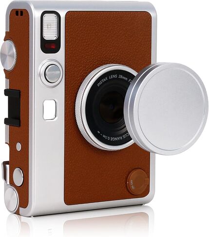 Lens Cap Fit for Fujifilm Mini EVO Instant Camera, Anti-Scratch Aluminum Lens Cover with Flocking Internal (Silver) in Kuwait