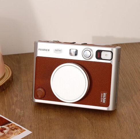 Lens Cap Fit for Fujifilm Mini EVO Instant Camera, Anti-Scratch Aluminum Lens Cover with Flocking Internal (Silver) in Kuwait