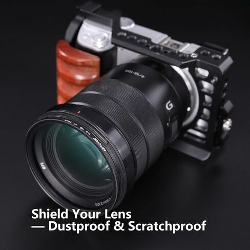ARTCISE UV Camera Lens Filter 77mm – Ultra-Slim Multi-Coated UV Protective Filter with HD Optical Glass, Scratch Resistant, Waterproof, Anti-Oil Coating, CNC Aluminum Alloy Frame (58mm) in Kuwait