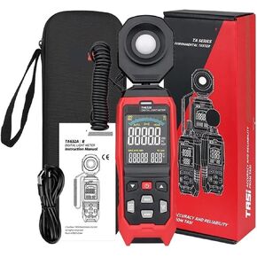 Light Meter, Digital Light Meter Lux/Fc Illuminometer with Detachable Probe for Photography and Environmental Testing(TA632A) in Saudi Arabia