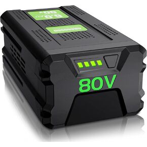 بديل Bonacell لبطارية Greenworks 80V ذات السعة العالية | GBA80200 GBA80300 GBA80400 GBA80500، لأدوات الطاقة Greenworks 6.0Ah 80V PW80L420 TL80L00 LMB407 PS80L00 BBLB484 BLB481 C12 in Kuwait