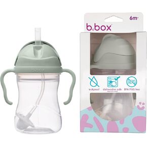 b.box Sippy Cup with Weighted Straw 2-Pack, Toddler Straw Cup, 8oz | 8 oz Leak Proof Sippy Cups for Toddlers 1-3, Easy Grip, BPA Free, PFAS Free, Dishwasher Safe, Toddler Cups 6m+ in Saudi Arabia