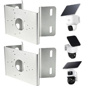 Corner Camera Mount Compatible with eufy Security eufyCam S4 C37, 2 Pack | Compatible with Eufy PoE Cam S4 Eufy Wired Cam C31, Weatherproof Stainless Steel Mounting Bracket, 270° View Expands Coverage in Saudi Arabia