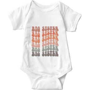 listery Big Sister Baby Bodysuit Sis Baby Bodysuit Promoted To Big Sister Babies Infant in Saudi Arabia