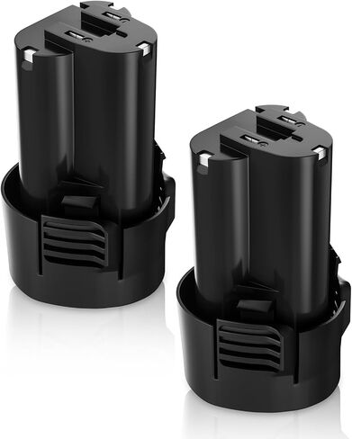 2 Pack 12V 4800mAh Replacement for Makita 10.8V 12V MAX Battery Lithium ion Compatible with for Makita BL1013 BL1014 BL1015 194550-6 194551-4 195332-9 Cordless Power Tools in Kuwait
